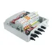 Solar photovoltaic PV Combiner Box With Lightning Protection 4 input 1 out DC 600V Fuse MCB SPD Waterproof Box IP65 12ways - TOMZN