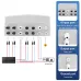 Solar photovoltaic PV Combiner Box With Lightning Protection 4 input 2 out DC 1000V Fuse MCB SPD Waterproof Box IP65 24ways - TOMZN