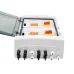 Solar photovoltaic PV Combiner Box With Lightning Protection 4 input 2 out DC 1000V Fuse MCB SPD Waterproof Box IP65 24ways - TOMZN