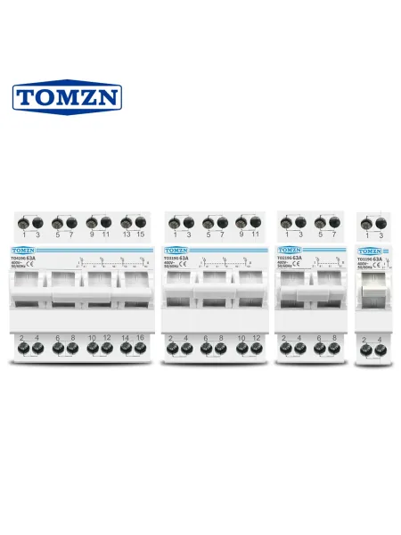 1P 2P 3P 4P 63A TOMZN MTS Dual Power Manual Transfer Isolating Switch Interlock Circuit Breaker - TOMZN