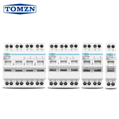 1P 2P 3P 4P 63A TOMZN MTS Dual Power Manual Transfer Isolating Switch Interlock Circuit Breaker - TOMZN