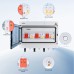 TOMZN 18 Ways 3 input 3 output PV Photovoltaic Combination Box IP65 Fuse SPD Isolating switch 600V ABS 16A 20A 25A 32A 50A 63A - TOMZN