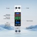 TOMZN 18mm DIN Rail Dual Display Adjustable Protective Relay 40A AC110V-230V Over Voltage Under Voltage Over Current Protector - TOMZN