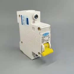 1P DC 250V Circuit breaker MCB C curve single pole direct-current fuse for PV - TOMZN