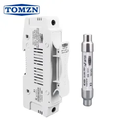 TOMZN 1P Solar PV 1500V Fuse Holder WITH 1PCS 10*85 or 14*85 PV Fuse for solar system protection Base Photovoltaic Protector gpV - TOMZN