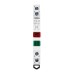 TOMZN 2 LED Din Rail indicator light TD9-2X 230V ACDC RED GREEN Dual-circuit Monitoring Flame-retardant Housing Ultra-thin Model - TOMZN