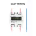 TOMZN 2 Phase 3 wires 110V+110V 80A Din Rail Tuya WIFI Smart Energy Meter Power Consumption Monitor kWh Meter Wattmeter - TOMZN