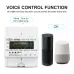 TOMZN 2 Phase 3 wires 110V+110V 80A Din Rail Tuya WIFI Smart Energy Meter Power Consumption Monitor kWh Meter Wattmeter - TOMZN