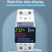 TOMZN 2P 63A 110V 220V TUYA WIFI Smart Switch Kwh Metering Circuit Breaker Timer with voltage current and leakage protection - TOMZN