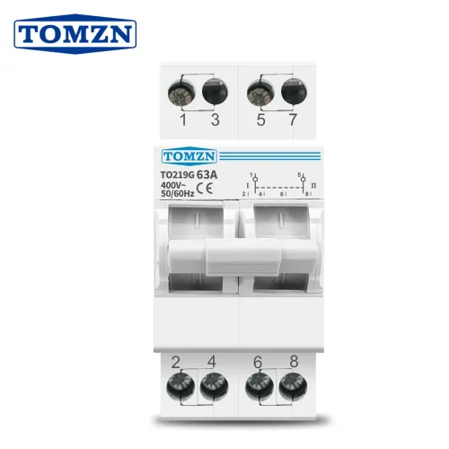 TOMZN 2P 63A MTS Dual Power Manual Transfer Isolating Switch Interlock Circuit Breaker - TOMZN