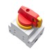 TOMZN 2P PV AC/DC 1500V 40A Solar Handle Isolator Rotary Switch Disconnector Lockable For Solar distribution box 35mm DIN Rail - TOMZN
