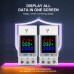 TOMZN 3IN1 Electric Energy Meter Current Measurement Voltmeter Digital Reconfigurable Colours Din Rail AC80-270V 0-100A 50/60Hz - TOMZN