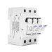 TOMZN 3P 1100V DC Fuse Holder 10*38mm High Voltage Solar PV TOPV-32X Base Photovoltaic System Protection Protector gPV - TOMZN