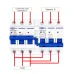 TOMZN 3P plus 3P MTS AC Dual power Manual transfer switch Circuit breaker MCB 50HZ/60HZ - TOMZN
