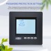 TOMZN 3P4L Large Size Multi-functional Meter Phase Voltage Line Voltage Current Active Reactive Power PF RS485 Password LCD - TOMZN