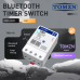 TOMZN 40A Bluetooth Smart Timer Switch AC85-265V 35mm DIN Rail Wall-Mount App Control Countdown Loop Timing Power Relay Switch - TOMZN