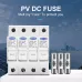 TOMZN 4P 1100V DC Fuse Holder 10*38mm High Voltage Solar PV TOPV-32 Base Photovoltaic System Protection Protector gPV - TOMZN