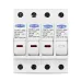 TOMZN 4P 1100V DC Fuse Holder 10*38mm High Voltage Solar PV TOPV-32 Base Photovoltaic System Protection Protector gPV LED - TOMZN