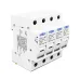 TOMZN 4P 1100V DC Fuse Holder 10*38mm High Voltage Solar PV TOPV-32X Base Photovoltaic System Protection Protector gPV LED - TOMZN