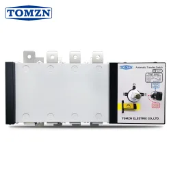 TOMZN 4P high-current 400A ATS PC Automatic Transfer Switch Electrical Selector Switches 400VAC Auto or Manual 2 input 1 output - TOMZN