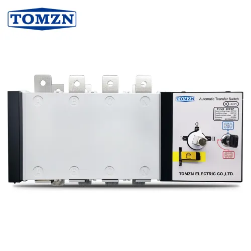 TOMZN 4P high-current 400A ATS PC Automatic Transfer Switch Electrical Selector Switches 400VAC Auto or Manual 2 input 1 output - TOMZN