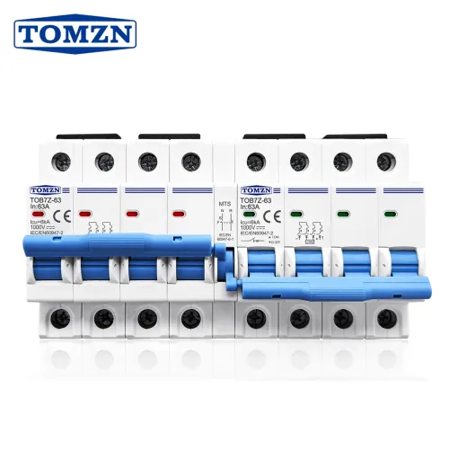 TOMZN 4P plus 4P DC MTS Dual power Manual transfer switch Circuit breaker MCB for PV system 4P+4P - TOMZN