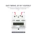100A 110V 220V 50-60HZ LCD Single phase 2 wire 3 wire Din-rail kWh watt hour energy meter for America - TOMZN
