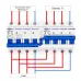 TOMZN 4P plus 4P MTS AC Dual power Manual transfer switch Circuit breaker MCB 50HZ/60HZ 3 phase - TOMZN
