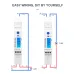 TOMZN 5(45)A 45A 220V 230V 50HZ 60HZ LCD display Single phase Din rail KWH Watt hour din-rail blue backlight energy meter - TOMZN