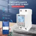 TOMZN 63A 110V 220V smartlife TUYA WIFI Circuit breaker Energy Meter Metering Timer with voltage current and leakage protection - TOMZN