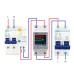 TOMZN 63A 230V Din rail adjustable over under voltage protective device protector relay with current protection energy merter - TOMZN
