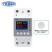 TOMZN 63A Voltage Protector Battery Backup Memory Timer 9-in-1 Meter Prepayment Over Under Voltage Current Limit Relay Switch - TOMZN