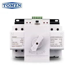 2 input 1 outpout 2P 63A 230V 50/60Hz MCB type Dual Power Automatic transfer switch ATS - TOMZN