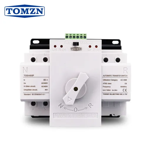 2 input 1 outpout 2P 63A 230V 50/60Hz MCB type Dual Power Automatic transfer switch ATS - TOMZN