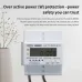 TOMZN 90-300VAC 60A Bi-directional Single Phase Energy Meter Kwh Monitoring Timer with voltage current action power protection - TOMZN