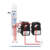 2 Phase 3 wires 110V+110V 100A Din Rail 18mm Tuya WIFI Smart Energy Meter Power Consumption Monitor kWh Meter Wattmeter - TOMZN