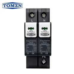 TOMZN AC SPD 2P 275V 385V 420V 20kA~40kA Din Rail Surge Protective Device DPS Quick-release Mechanism Pluggable MOV Shield-Type - TOMZN