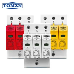 TOMZN AC SPD 3P 10-20KA 20-40KA 30-60KA 275V 385V 420V House Surge Protector Protective Low-voltage Arrester Device - TOMZN