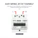 20(100)A 110V 60HZ DDS238-4 Single phase Din rail KWH Watt hour din-rail energy meter LCD - TOMZN