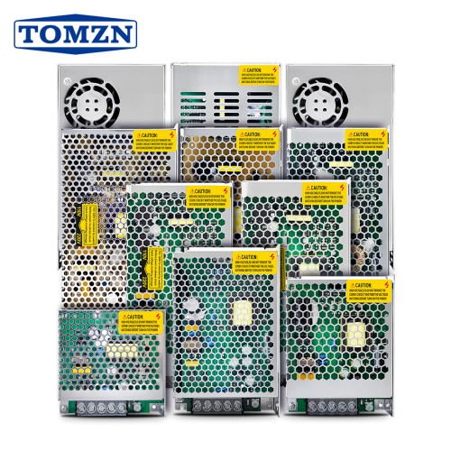 TOMZN AC To DC S-25W 35W 50W 60W 75W 100W 120W 145W 180W 200W 250W 350W 400W Single Output Switching Power Supply Output 12V 24V - TOMZN