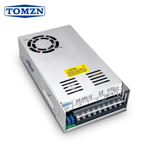 TOMZN AS series AC-DC 500W SMPS Switching power supply input 110V 220V output 12V 24V 36V 48V 60V adjustable CCCV High Power - TOMZN