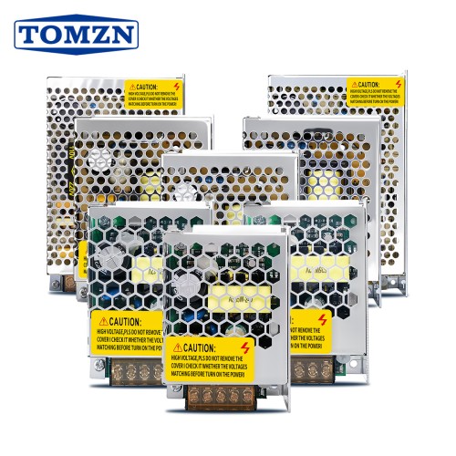 TOMZN AS Series Switching Power Supply AC to DC 15W 25W 35W 50W 60W 75W 100W 120W AC110V 230V to DC12V 24V 36V 48V 60V For CNC - TOMZN