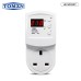 TOMZN British Standard Plug Top Voltage Protector Socket AC230V 16A TOVS-16Z Over and Under Voltage Protection Auto Reconnection - TOMZN