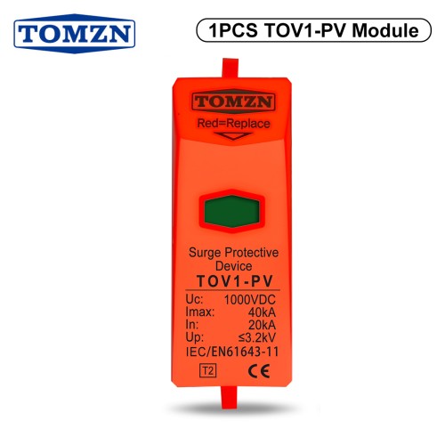 TOMZN DC 500V 600V 800V 1000V Surge Protective Device Replacement Cartridge Inserts for DC OBO SPD 10-20kA 20-40kA 30-60kA - TOMZN
