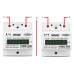 TOMZN DDS238-4 100A 110V/220V 90-300V 60Hz Single Phase Three Wire Din rail KWH Watt hour din-rail energy meter LCD for America - TOMZN