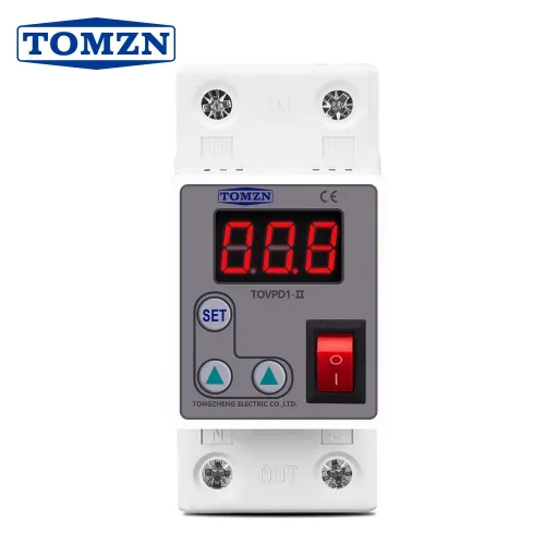 TOMZN Din Rail 230V 1-63A Adjustable Overcurrent Protective Device Protector Relay Monitor Current Limit NEW type - TOMZN