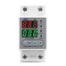TOMZN Din Rail 230V Adjustable Over and Under Voltage Protective Device Protector Relay Monitor Current Limit 63A - TOMZN