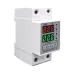 TOMZN Din Rail 230V Adjustable Over and Under Voltage Protective Device Protector Relay Monitor Current Limit 63A colourful - TOMZN
