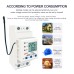 TOMZN Din Rail Adjustable Over Under Voltage Protective Device Current Temperature Limit Protection Voltmeter Ammeter kWh - TOMZN