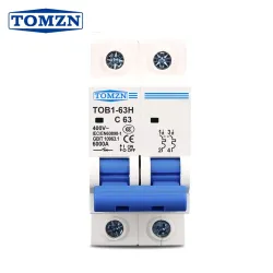 2P 25A 400V~ 50HZ/60HZ Circuit breaker AC MCB safety breaker C type - TOMZN